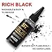 Supreme Trimmer Airbrush Hair & Beard Enhancement Ink | Barber-Grade Line-Up & Filler Spray | Water Resistant, Washable, Pre-Mixed for Precision Hairlines & Sharp Edges (Washable / 60ML Black)