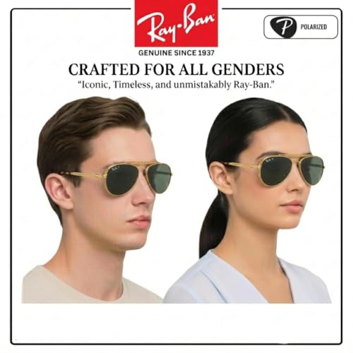Image of Ray-Ban RB3625 NEW AVIATOR Sunglasses with Official Eyewear Kit
