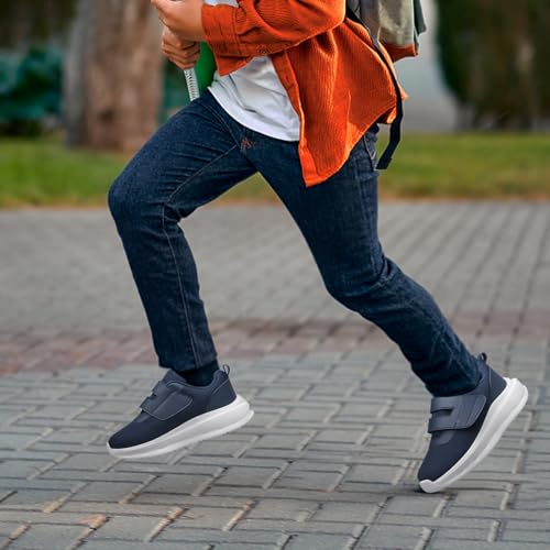 Toddlers Shoes Boys Girls Kids Sneskers Tennis Running Athletic Sport Gym Lightweight Breathable Navy Blue Toddler Size 82