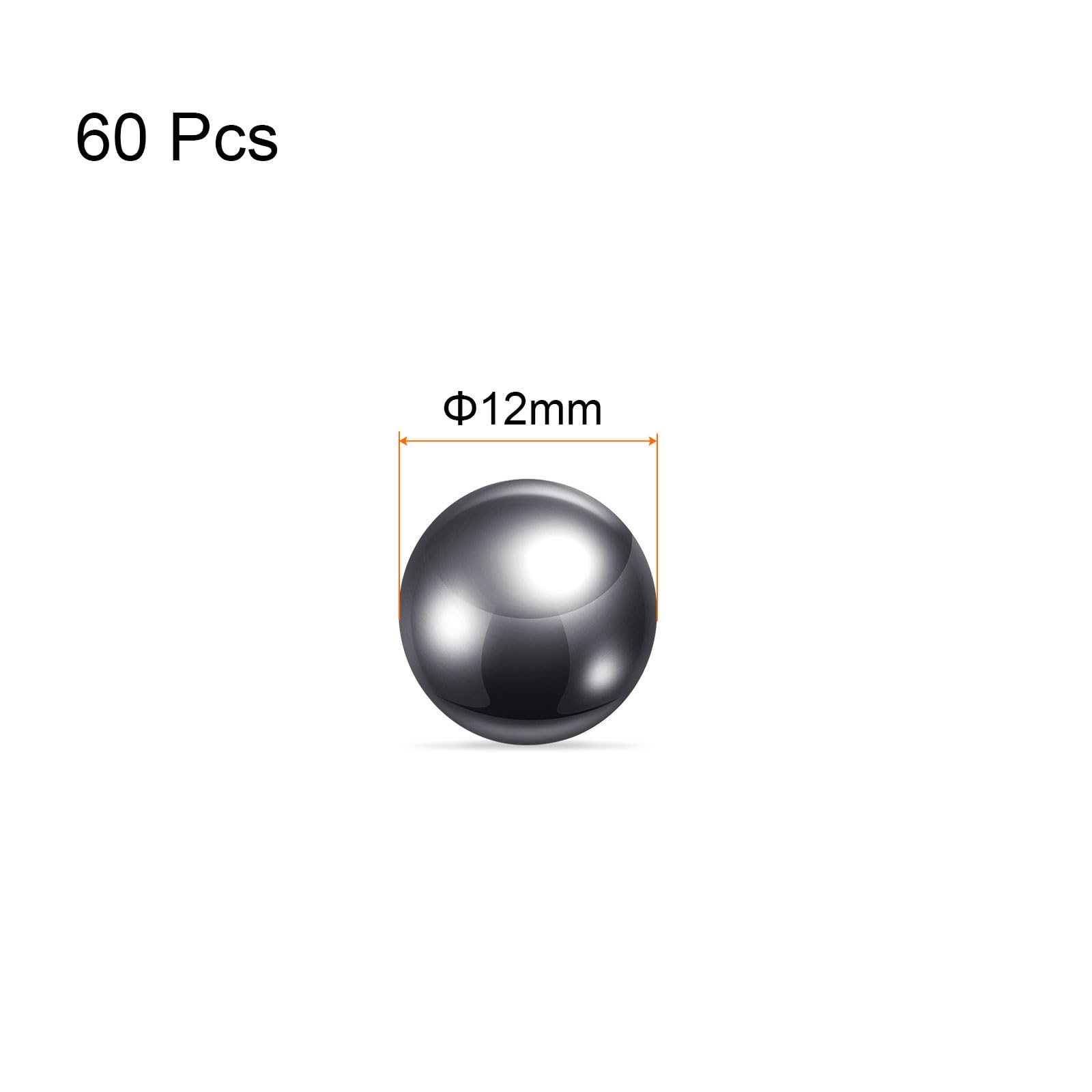 60 Billes De Précision 12 Mm Acier Au Carbone – Roulements, Machines, Projets DIY Et Réparations