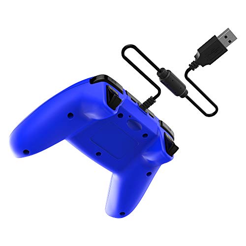 Loijon PG-SW012 Controlador com fio Gamepad Cabo de 3 metros Turbo com vibração dupla Compatível com