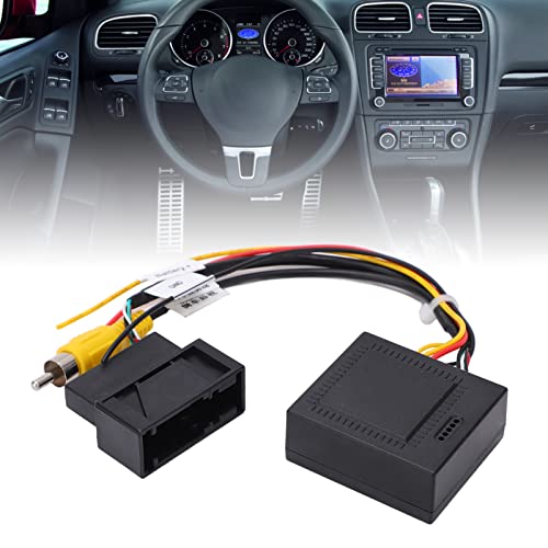 Akozon Convertidor RGB a AV, Adaptador de Caja Decodificador de Adaptador de Cable de Audio RCA AV de 12V 5W para Piezas de Cámara de Respaldo Magotan CC