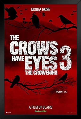 Schitts Creek Poster The Crows Have Eyes 3 The Crowening Movie Official Schitts Creek Merchandise David Rose Apothecary Merchandise Rosebud Motel Moira Rose Black Wood Framed Art Poster 14x20