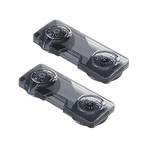 SAFELON 2 Pcs Baby Safety French Transparent Fridge Lock, Childproof Double Door Refrigerator Freezer Lock, Cabinet…