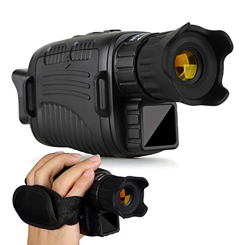 Andchi Visión Nocturna monocular Digital infrarrojo Alcance con Distancia de visión Nocturna de 70 pies y Pantalla TFT de 1.5 Pulgadas para la vigilancia al Aire Libre o Acampar Senderismo Escalada Cover