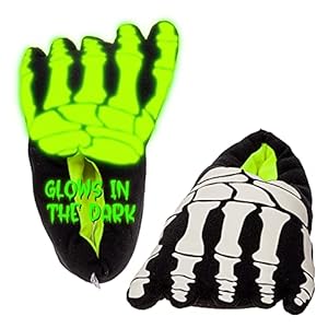 Fuzzy Dinosaur Slippers for Women & Men, Skeleton Feet Funny House Shoes for Indoor & Outdoor, Animal, Feet Cute Novelty