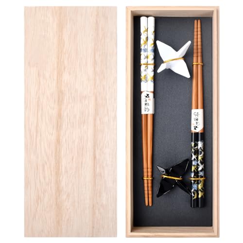 Bacchette Sushi con Poggia Bacchette Bacchette Giapponesi Cibo Giapponese Regali per Natale Chopsticks