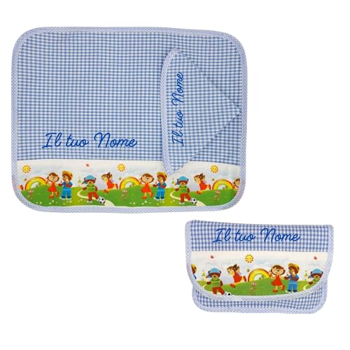 Tris Asilo In Cotone 100% Con Tela Aida Da Ricamare Alta 6 Cm – Cris Creations Milano