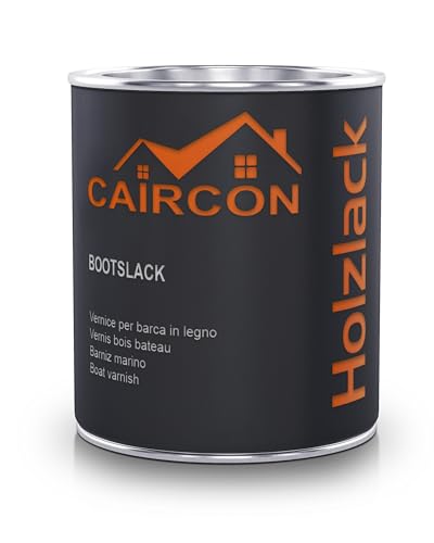 Bootslack für Holz Metall Gartenmöbel Holzlack Yachtlack Matt Farblos - 750ml