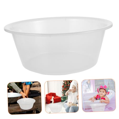 2 piezas tina transparente para pies y lavado facial miniatura 6