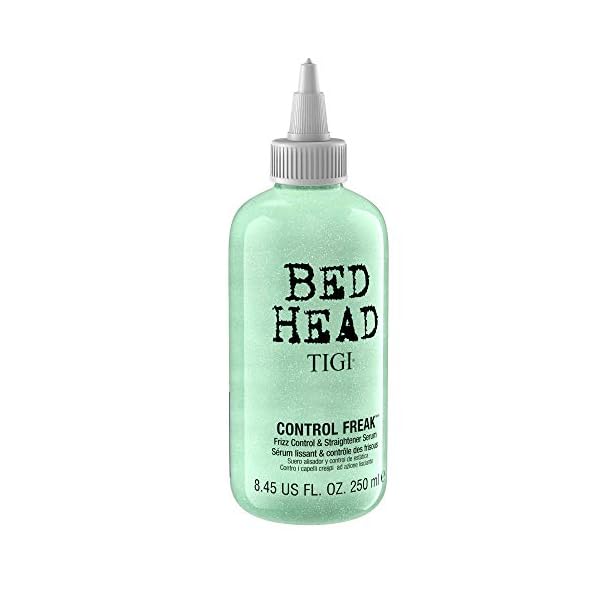 TIGI-Bed-Head-Control-Freak-Serum-Frizz-Control-and-Straightener-Clean-845-Fluid-Ounce TIGI Hair Serum For Curly or Frizzy Hair Control Freak Hair Care and Straightener 8.62 fl oz
