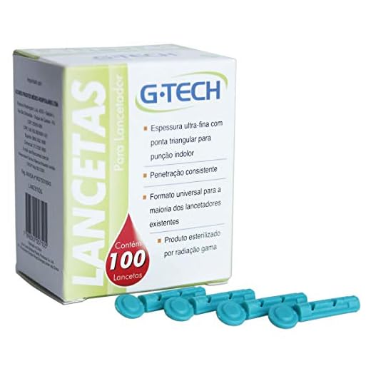 Lancetas p/Lancetador G-Tech com 100 unidades