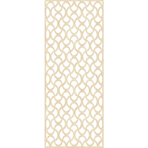 Image of Resort Decorative Pierced Fretwork Wood Wall Panels, 15 3 /8 inchW x 39 3 /8 inchH x 3 /8 inchT, Birch