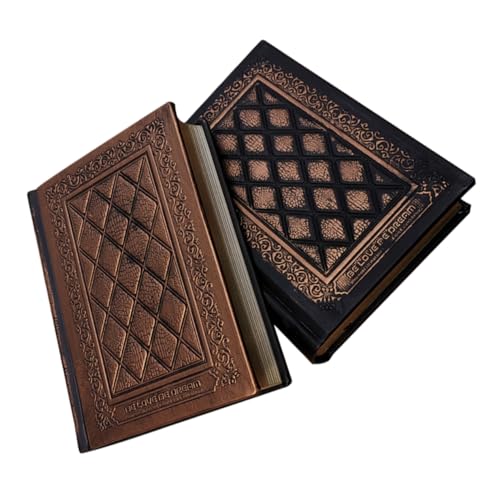 Notes portable vintage dorure housoutil lot de 2 carnets d'écriture