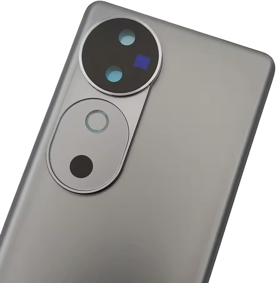 Compatible Rear Glass Back Cover for Vivo V40 Model V2348 – Battery Door Housing Replacement Part (Silver)