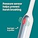 Quip 360 Oscillating Rechargeable Electric Toothbrush with Extra Brush Head - Soft Bristles, Pressure Sensor, 3 Intensities, 30-Day Battery Life, 2-Min Timer, Travel Case, Mirror Mount - Blue Mist