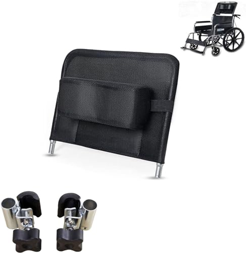 Coussin de soutien pour appuie-tête de fauteuil roulant, portable et léger, accessoires de dossier pour fauteuils roulants de 40,6 à 50,8 cm, rembourrage amovible pour plus de confort
