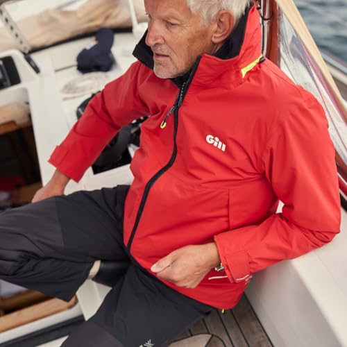 Image of Gill Mens OS3 Coastal Sailing Jacket - Waterproof, Breathable & Stain Repellent