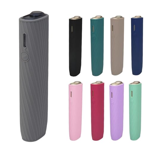 YiTenn Silikon Schutzhülle Hülle Hülle für IQOS iluma ONE/ILUMA i one (Dunkelgrau)