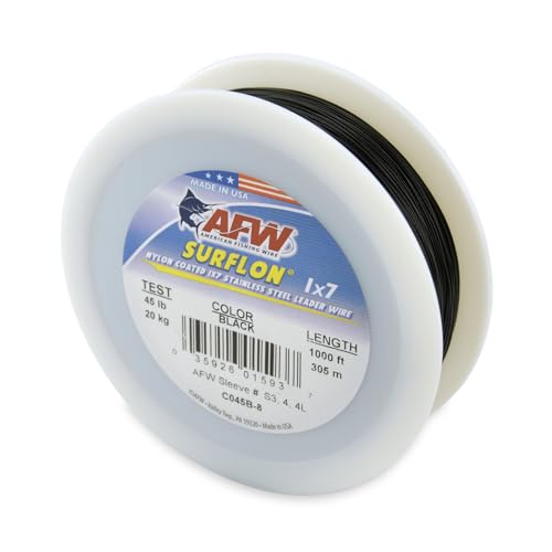 Image of American Fishing Wire Surflon Nylon Coated 1x7 Stainless Steel Leader Wire