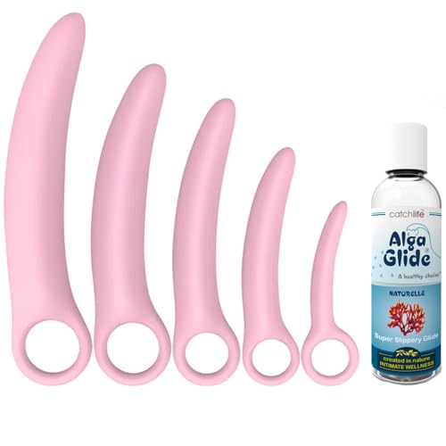 Dilatadores vaginales de silicona con cinco tamaños para dilatación gradual