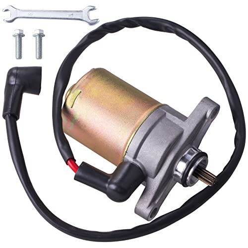 JINGKE 10 Teeth Starter Motor for GY6 49cc 50cc Scooter 139QMB Moped ATV Go...