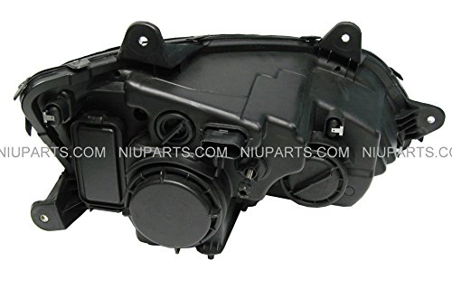 Niuparts 6 Item Combo - Headlight With Fog Lamp And Black Bezel - Driver And Passenger Side (Fit: Kenworth T660) #TOP3
