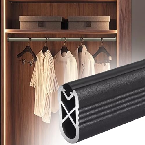 Wall Mount Closet Rod - 65cm Space Saving Clothes Hanger
