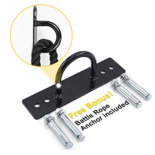 POWER GUIDANCE Battle Rope, 1.5/2 Inch Diameter Poly Dacron 30, 40, 50Ft Length Exercise Equipment for Home Gym… - Home Fitness Guru POWER GUIDANCE Battle Rope, 1.5/2 Inch Diameter Poly Dacron 30, 40, 50Ft Length Exercise Equipment for Home Gym… - Image 7