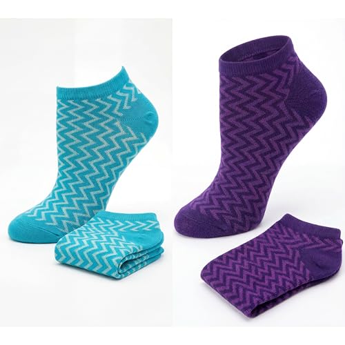 Image of Tipi Toe Women's 20 Pack Colorful Low Cut Socks - Lightweight, Breathable Design for All-Day Comfort Sizes 9-11 /10-13