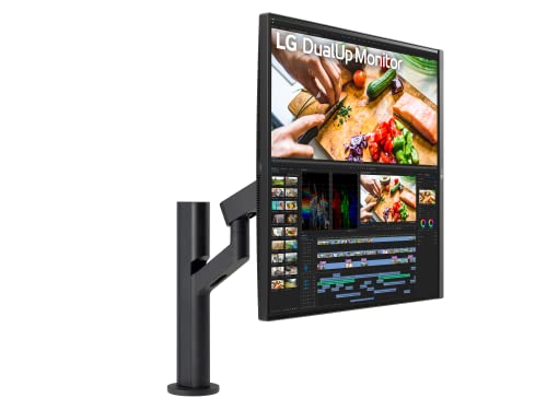 LG Electronics 28MQ780-B.AEK DualUp Monitor, Nano IPS Display, HDR10, USB Type-C, Ergonomic Stand with C-Clamp, Black, 28 Inch, 5ms, 16:18, SDQHD (2560 x 2880 px), DCI-P3 98 percent - Image 7