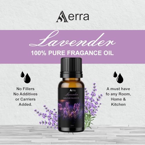 Image of Aerra Lavender Fragrance Oil 15ml | Long-Lasting | Soaps & Diffuser |