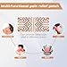XAYIUIYAX Reusable Pain Patch - for Sore Muscle Relief - Includes 3 Adhesives, 1 Patch & 1 Carry Case - Relief Back, Foot, Knee, Neck & More - Easy Adhesive Application - 3.03