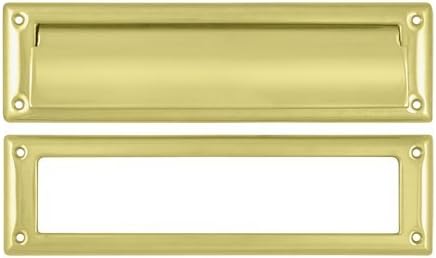 13.12 in. Mail Slot with Interior Frame- Bright