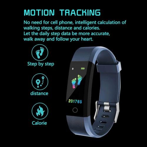 Image of Smart Fitness D-115 Watch for Xiaomi Redmi 8 Original Sports Touchscreen Smart Watch Bluetooth 1.3 inch Smart Watch LED with Daily Activity Tracker, Heart Rate H Sleep Monitorer (D-115)
