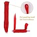 ELIGHTY Dreadlock Extensions - Synthetic Braids, Soft faux Locs, Dreads, Crochet Locs, Reggae Hair, Dreadlocks Extension Braiding Hair For Women/Men (20 Inch (20 Strands/Pack), Red)