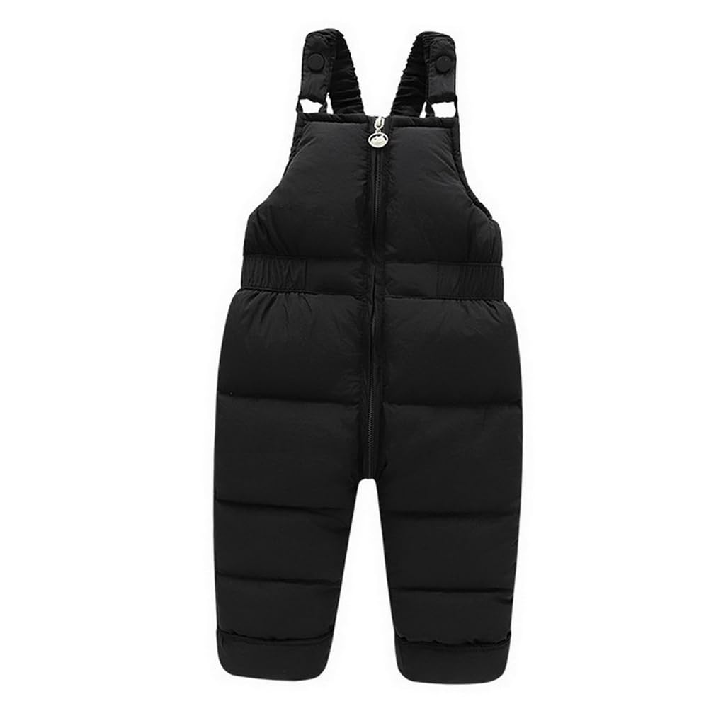 Baby Winterhose Leicht Daunenhose Schneehose Mädchen Jungen Dick Warm Winter Schnee Latzhose Kleinkind Winddicht Skihose Outdoorhose für Baby Kinder 1-4 Jahre