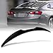Pspeed Rear Spoiler fit for Chevrolet Malibu 2016 2017 2018 2019 2020 2021 2022 2023 2024 for Chevy Malibu Rear Spoiler 2016-2024 Gloss Black Rear Wing Trunk Spoiler