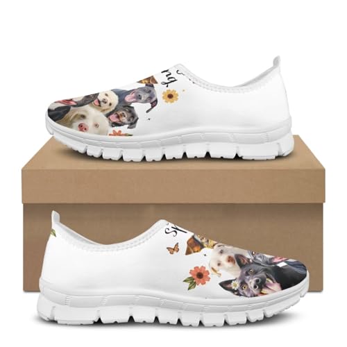 Image of Jeiento Cute Dog Women's Casual Slip On Shoes Loafers Sneakers for Women