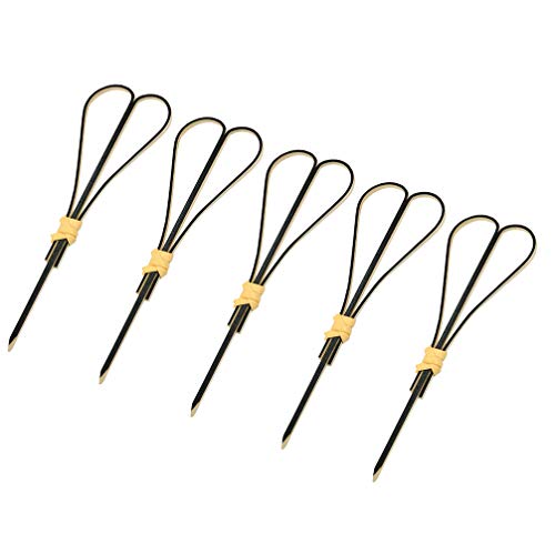 Cabilock 100St Cocktailplukken Bamboe Plectrums Martini Pakt Hart Wijn Pakt Hapjes Pakt Fruit Pakt Bruiloft… - Afbeelding 8