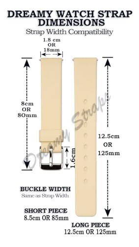 Image of DREAMY DESIGNS 18mm Soft Silicone Waterproof Breathable Watch Strap Metal Buckle Replacement for Men & Women - PACK OF 1 (L.BROWN)