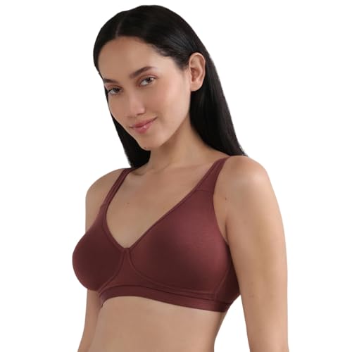 Image of WACOAL Women's Basics Essentials|Non-Padded|Non-Wired|Full Cup|Everyday Wear|Cotton Blend|T-Shirt Bra
