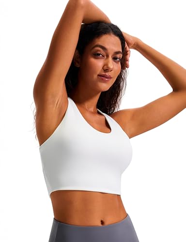 Image of Sports Bras for Women Criss-Cross Back Padded Workout Tank Tops Medium Support Crop Tops for Women