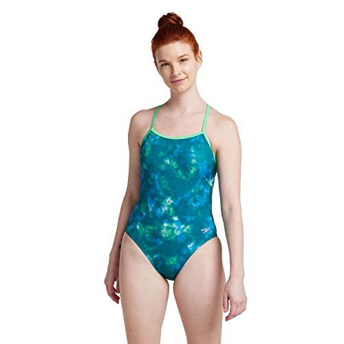 Speedo 871921151428626 Printed The One 1 Pc FAKE GREEN 26