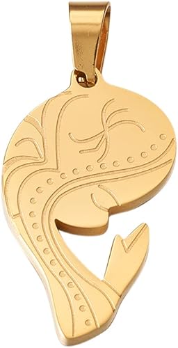 1 colgante de acero inoxidable 304 de Virgen María, chapado en iones dorados, dijes planos de Nuestra Señora María para hacer pulseras, collares,