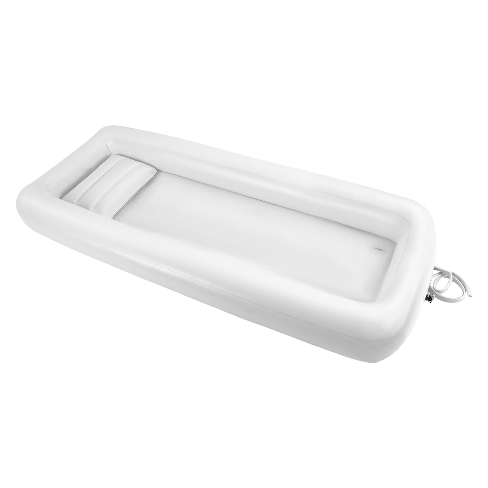 Vasca da bagno gonfiabile, set doccia gonfiabile medicale, con vescica d'acqua e pompa ad aria elettrica, vasca da bagno a letto per disabili, anziani, pazienti, donne incinte