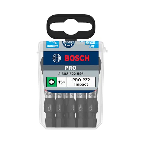 Bosch pro Pozidriv Impact Bit PZ2 55 mm 15 tlg. 2608522546 - vue 3