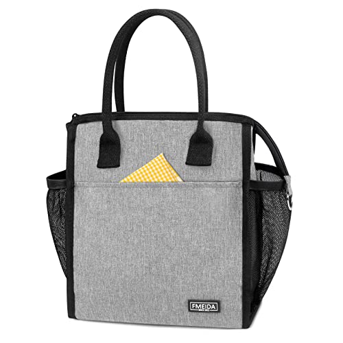 Fmeida Bolsa Térmica Porta Alimentos, Bolsa de Almuerzo Portátil Pequeña Lunch Bag Impermeable para Picnic, Playa, Camping, Viaje, Trabajo, Almuerzo, Oficina, Escuela Cover