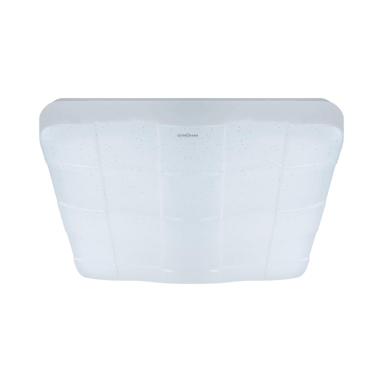 LED Deckenlampe Bad IP44 neutralweißes Licht 4100 K 3810 lm Sternenhimmel 43 cm breit Weiß eckig Deckenleuchte Badezimmerlampe Decke