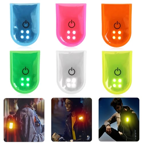 Ya en mundofriki.es: GAOUTO 6 luces LED intermitentes con clip para niños, 2 modos, 4 reflectores LED, luz de seguridad, clip LED, cinta de luz reflectante para niños, mochila de seguridad infantil, bolsa de deporte,